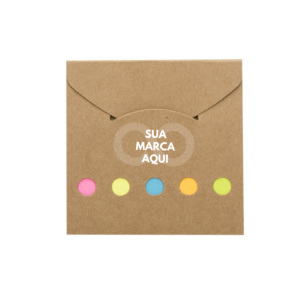 Mini Bloco de Anotações Com Autoadesivo