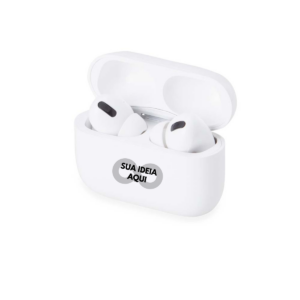 Fone de Ouvido Bluetooth Touch com Case Carregador Personalizado