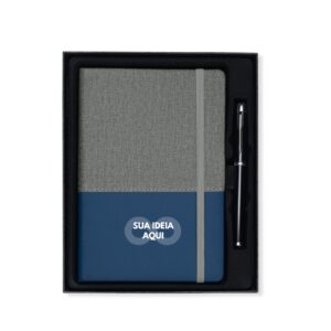 Kit executivo caderno e caneta Personalizado
