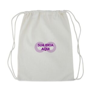 Sacochila em algodão Personalizada