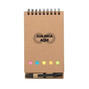 Bloco de notas com Autoadesivos Personalizado