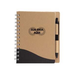 Caderno Ecológico com caneta Personalizado