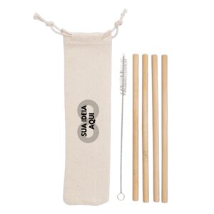 Kit Canudos Ecológicos Personalizados