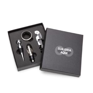 Kit Vinho 4 peças Personalizado