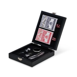 kit vinho com baralho Personalizado